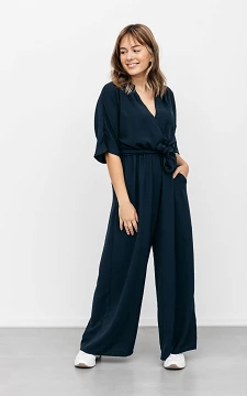 Jumpsuit with two side pockets | Dark Blue | Guts & Gusto