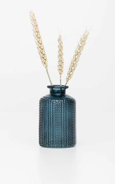 Glass vase with pattern | dark blue | Guts & Gusto