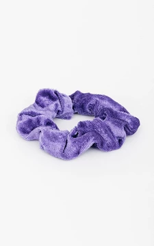 Velvet look scrunchie | paars | Guts & Gusto