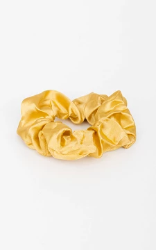 Satin-look scrunchie | yellow | Guts & Gusto