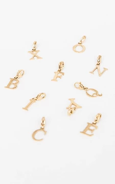 Letter charm | Gold | Guts & Gusto