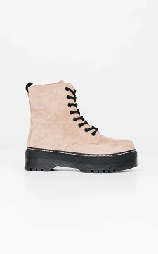 Coole Boots mit dicker Sohle | taupe | Guts & Gusto