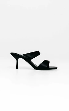 Open heels with square noses | black | Guts & Gusto