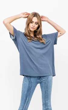 Comfy oversized Shirt | blau | Guts & Gusto