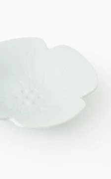 Ceramic flower dish | mint | Guts & Gusto