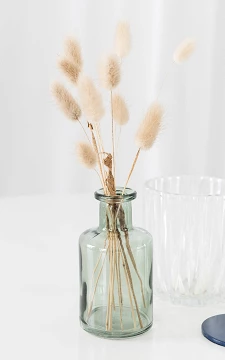 Glass vase with a narrow neck | green | Guts & Gusto