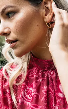 Stainless steel earrings | gold | Guts & Gusto