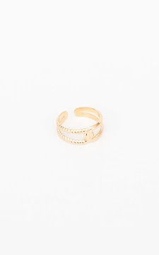 Größenverstellbarer Ring | gold | Guts & Gusto
