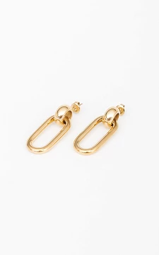 Studded earrings with pendants | Gold | Guts & Gusto