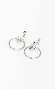 Double hoop earrings | silver | Guts & Gusto