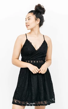 Short lace dress | black | Guts & Gusto