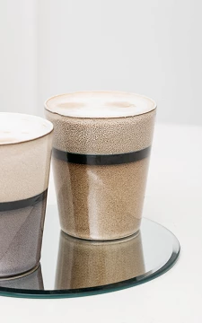 Ceramic mug | light brown black | Guts & Gusto