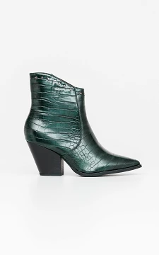Pointed boots | Dark Green | Guts & Gusto
