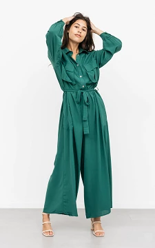 Loose fitting jumpsuit | Green | Guts & Gusto