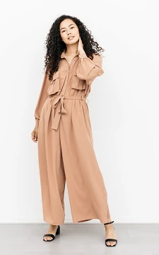 Loose fitting jumpsuit | nude | Guts & Gusto