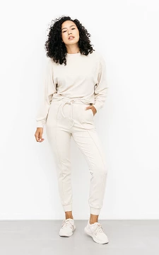 Comfy set with sweater and pants | cream | Guts & Gusto