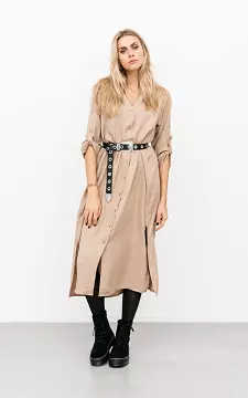 Long-shirt dress | Light Brown | Guts & Gusto
