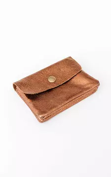 Metallic wallet with stud | bronze | Guts & Gusto