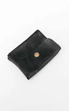 Metallic wallet with stud | Black | Guts & Gusto