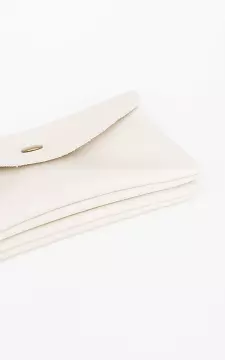 Leather wallet with two pockets | Cream | Guts & Gusto