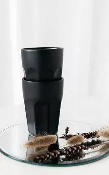 Set of two ceramic mugs | black | Guts & Gusto