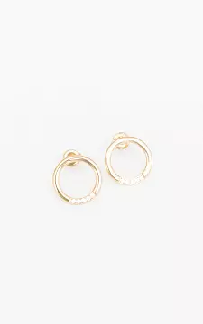 Stainless steel beaded earrings | Gold | Guts & Gusto