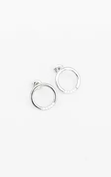 Stainless steel beaded earrings | Silver | Guts & Gusto