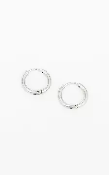 Small earrings of stainless steel | Silver | Guts & Gusto