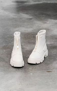 Boots with zip | beige | Guts & Gusto