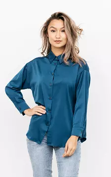 Basic blouse | petrol | Guts & Gusto