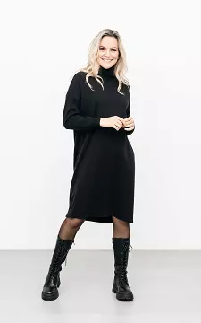 Turtleneck dress | black | Guts & Gusto