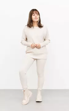 Comfy set of sweater and pants | cream | Guts & Gusto