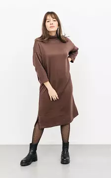 Bequemes Oversized Kleid | dunkelbraun | Guts & Gusto