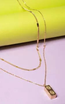 Stainless steel two-layer necklace | Gold | Guts & Gusto