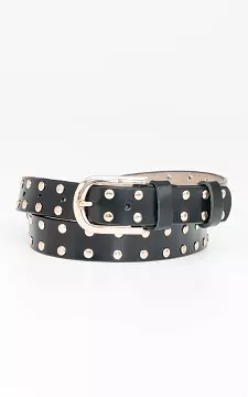 Belt with studs | Black Gold | Guts & Gusto