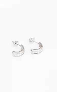 Stainless steel earrings with beads | Silver | Guts & Gusto