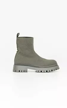 Boots with sock | Dark Green | Guts & Gusto