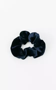 Velvet look scrunchie | dark blue | Guts & Gusto