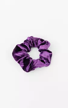 Velvet look scrunchie | Dark-Purple | Guts & Gusto