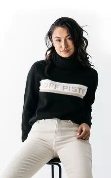 Sweater "Off Piste" | Black Beige | Guts & Gusto