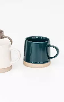 Ceramic mug 120 ML | petrol beige | Guts & Gusto