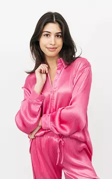 Satin-look blouse | pink | Guts & Gusto