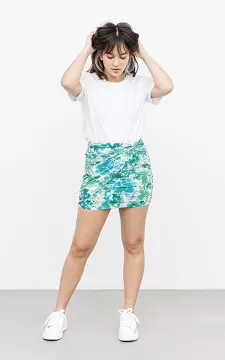 Floral print skirt | green lilac | Guts & Gusto