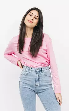 Basicshirt mit Rundhalsausschnitt | pink | Guts & Gusto