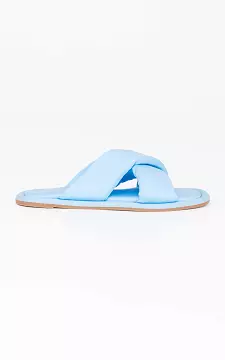 Slipper with wrap-around band | light blue | Guts & Gusto