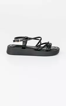 Strappy sandals | Black | Guts & Gusto