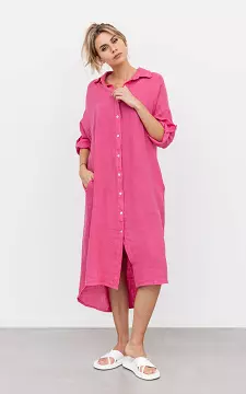 Dress with pearly buttons | pink | Guts & Gusto