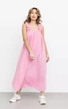 Wide dress with tie | Light Pink | Guts & Gusto