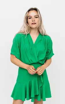 V-neck dress | Green | Guts & Gusto