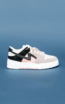 Sneakers with thick sole | Beige Light Pink | Guts & Gusto